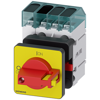Switch disconnector 3LD3, Iu 40 A main control switch 3-pole + N