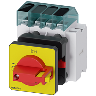 Switch disconnector 3LD3, Iu 40 A main control switch 3-pole + N