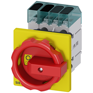 Switch disconnector 3LD3, Iu 32 A main control switch 3-pole + N