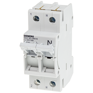 MINIZED, fuse switch disconnector, D01, 2-pole, 1P+N, In: 16 A, Un AC: 230 V