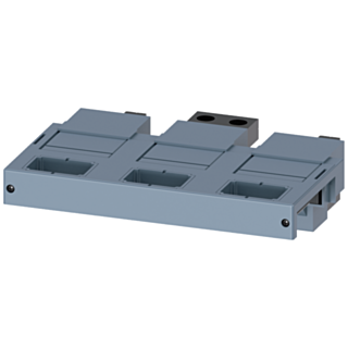 Rear terminals, rotatable to horizontal/vertical, 3 units