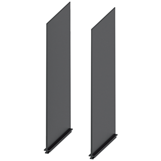 Phase barriers H=200 mm for 3-pole, 4 units for fixed-mounted breaker Ue > 440 V