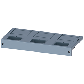 Front cover main terminal 3-pole, 2 units, fixed-mounted accessory