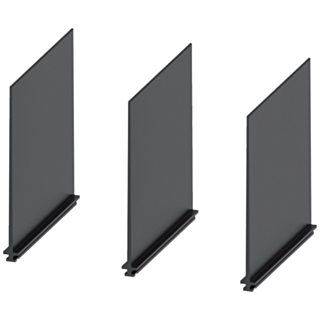 Phase barriers H=100 mm for 4-pole, 6 units for fixed-mounted breaker Ue > 440 V