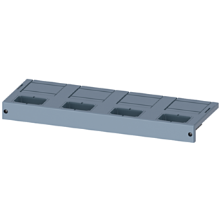 Front cover main terminal 4-pole, 2 units, fixed-mounted accessory
