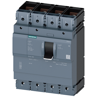 Switch disconnector 3VA1 IEC frame 630 4-pole SD100, In=500 A without overload protection