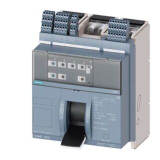 fixed-mounted molded case circuit breaker w. handle frame 1600; 4AUX a