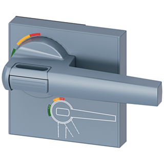 Handle for door-coupling rotary operating mechanism standard, accessory for circuit breaker 3VA27