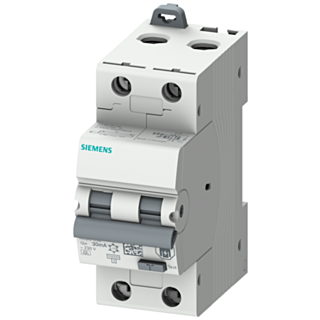 RCBO, 10 kA, 2-pole type A, 30 mA, C char, In: 10 A Un: 230 V super resistant