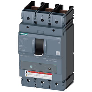 Circuit breaker 3VA5 UL frame 400 breaking capacity class M 35 kA @ 480 V 3-pole