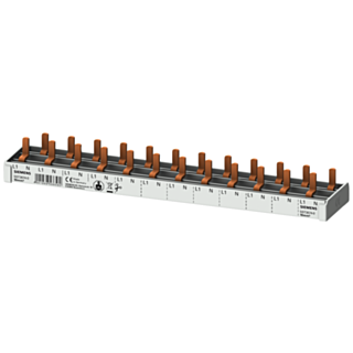 Compact pin busbar, 10 mm2, connection 1P/N 12x compact device 1 MW