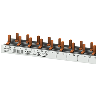 Compact pin busbar, 10 mm2, connection 1P/N compact device 1 MW finger-safe
