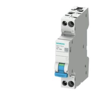 Device circuit breaker 1-pole with auxiliary switch NO contact Charact