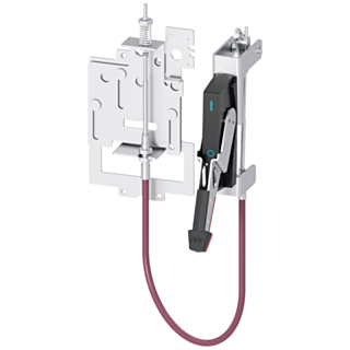 Operating Unit w/ Bowdencable Max-Flex Operator Compete Kit consisting of: handle plastic NEMA 1, 12, 3R black=OFF, red=ON Bowdencable length 36 (...