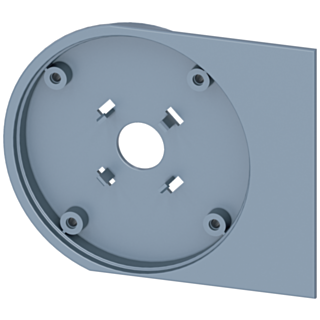 Auxiliary switch module, rotary operator, mounting adapter for side wall mounted rotary operator, accessory