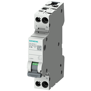 CIRCUIT BREAKER 230V 4.5KA, 1+N-POLE/1MW C2
