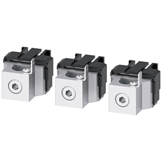 Circular conductor terminal, with control wire voltage tap, 3 units, accessory