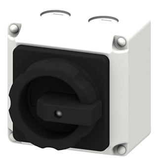 Switching device, 2-pole, 16 A, molded-plastic enclosure with selector switch, accessory