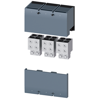 Circular conductor terminal for 4 cables; 3 units, accessory for: 3VA15/3VA25