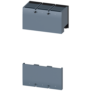 Terminal cover extended, 3-pole, 1 unit, accessory for: 3VA15/3VA25