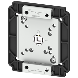 Auxiliary switch, 1 NO+1 NC, 20-150 ms leading, for four-hole/front mounting