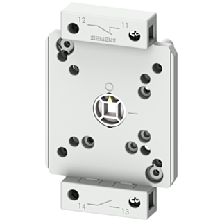 Auxiliary switch, 1 NO+1 NC, 20-150 ms leading, for four-hole/front mounting
