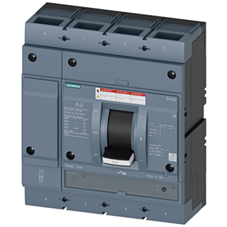 Circuit breaker 3VA5 UL frame 800 breaking capacity class M 35 kA @ 480 V 4-pole