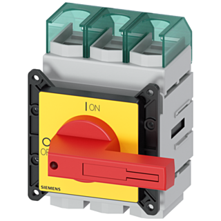 SENTRON, switch disconnector 3LD5 UL, EMERGENCY OFF switch, 3-pole, approved