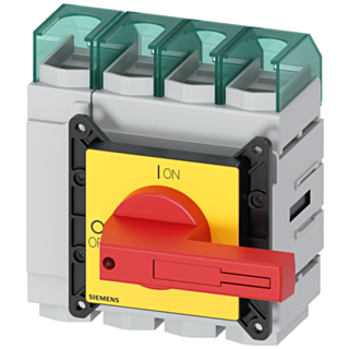 SENTRON, switch disconnector 3LD5 UL, EMERGENCY OFF switch, 4-pole, approved