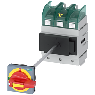 SENTRON, switch disconnector 3LD5 UL, EMERGENCY OFF switch, 3-pole, approved