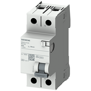 Residual current operated circuit breaker, 2-pole, Type AC, In: 25 A, 30 mA, Un AC: 230 V