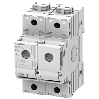 MINIZED, switch disconnector with fuse, D02, 2-pole, In: 63 A, Un AC: 400 V