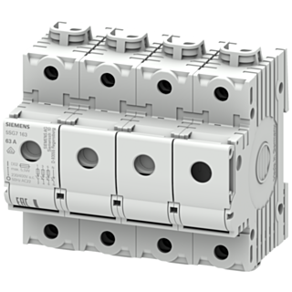 MINIZED, switch disconnector with fuse, D02, 3-pole+N, In: 63 A, Un AC: 400 V
