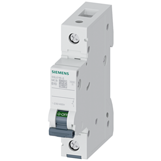 Miniature circuit breaker 230/400 V 6 kA, 1-pole, B, 10 A