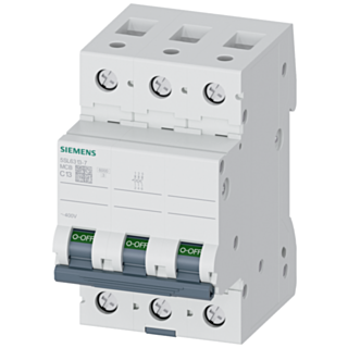 Miniature circuit breaker 400 V 6 kA, 3-pole, C, 13 A