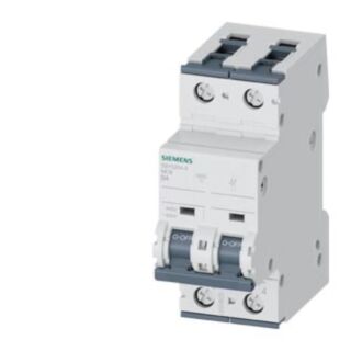 MCB 440V DC 400V AC 10kA, 2-pole, B, 4A T=70mm