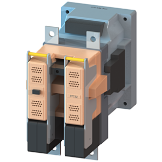 Contactor size 8, 2-pole DC-3 and 5, 220 A auxiliary switch 22 (2 NO + 2 NC) AC operation, 48 V DC