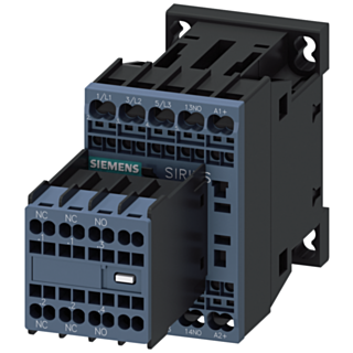 Contactor, AC-3e, 9 A/4 kW/400 V, 3-pole, 24 V DC, 2 NO+2 NC, spring-type terminal
