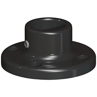 Foot (individual), cast iron for pipe mounting, pipe lengths <gt/></picture> 400 mm, accessory for signaling columns