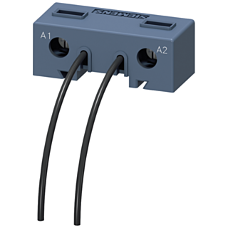 Coil connection module for motor contactors, size S0+S2, connection from above