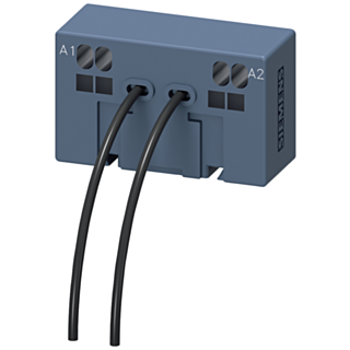 Coil connection module for motor contactors, S0, connection from above