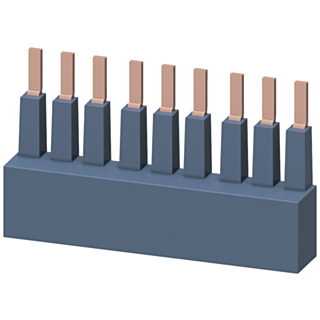 3-phase busbar for 3 3RM1 motor starters
