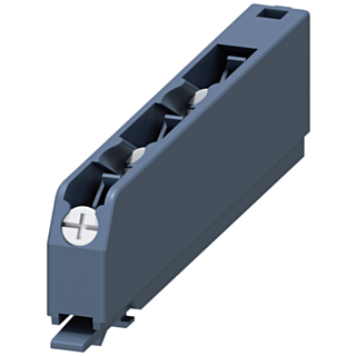Terminal, removable, 3-pole, screw terminals up to 2x 1.5 mm2 or 1x 2.5 mm2