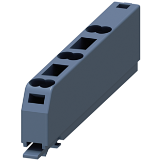 Terminal, removable, 3-pole, push-in terminals up to 2x 1.5 mm2