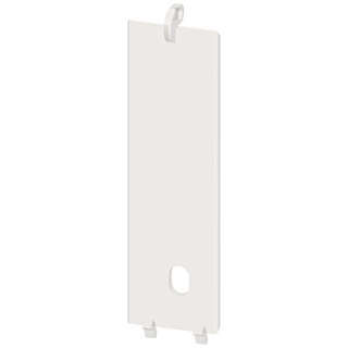 Sealable cover, 17.5 mm, for SIRIUS devices in industrial DIN rail enclosure