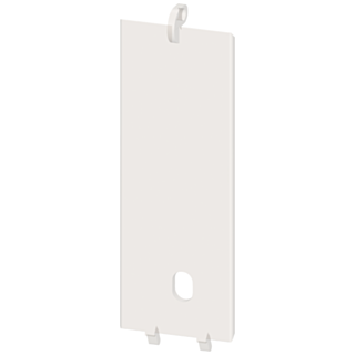 Sealable cover, 22.5 mm, for SIRIUS devices in industrial DIN rail enclosure