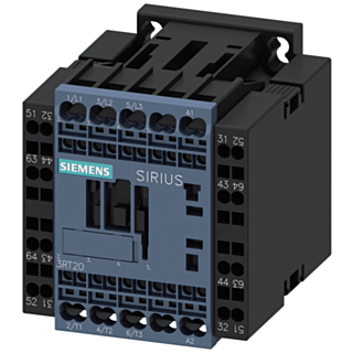 Contactor, AC-3e, 12 A/5.5 kW/400 V, 3-pole, 110 V DC, 2 NO+3 NC, spring-type terminal