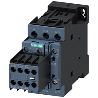 Contactor, AC-3e, 17 A/7.5 kW/400 V, 3-pole, 24 V DC, 3 NO+2 NC, screw terminal
