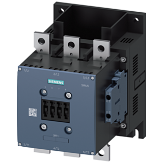 Contactor, AC-3e, 300 A/160 kW/400 V, 3-pole, 2 NO+2 NC, connection bar/screw terminal