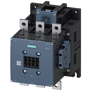 Contactor, AC-1, 400 A/690 V/40 °C, 3-pole, 96-127 V AC/DC, PLC-IN optional, 2 NO+2 NC